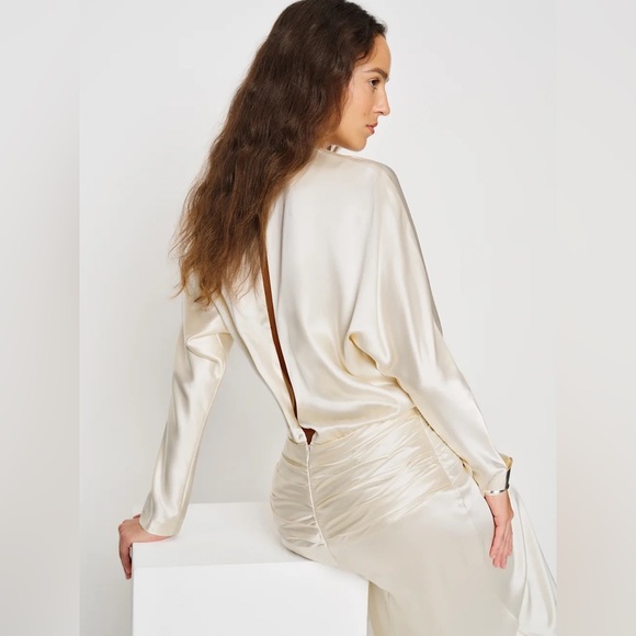 Reformation Esmee Silk Dress - Picture 3 of 5